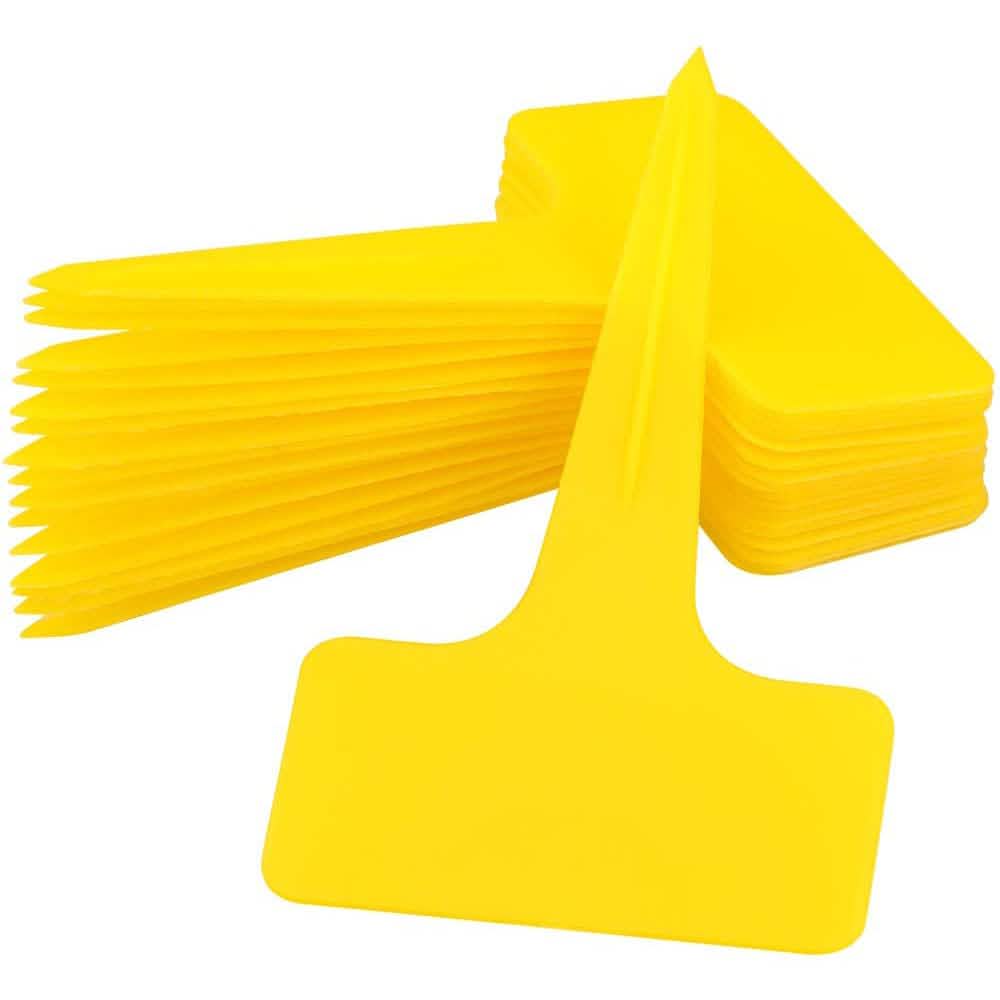 200-Piece: Plastic Plant T-Type Tags Nursery Garden Labels
