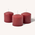 Scented Votive Candles - Berries - 12 Hours - 9 Pack
