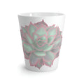 Succulent Mug Ceramic Coffee Cup With Violet Rosette Design 12 Oz Ideal Gift For Home And Kitchen