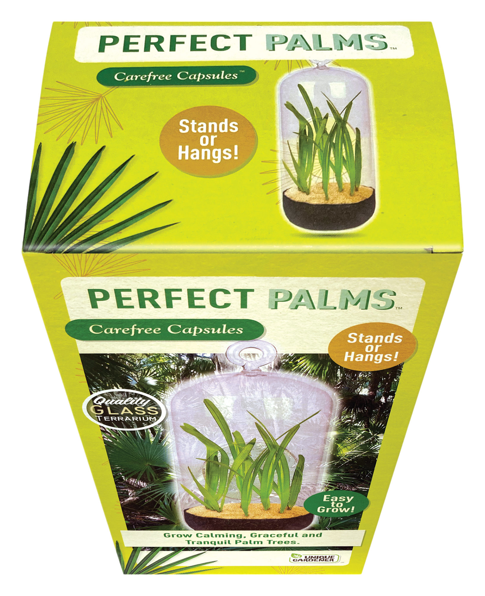 Perfect Palms Glass Terrarium Seed Starting Kit