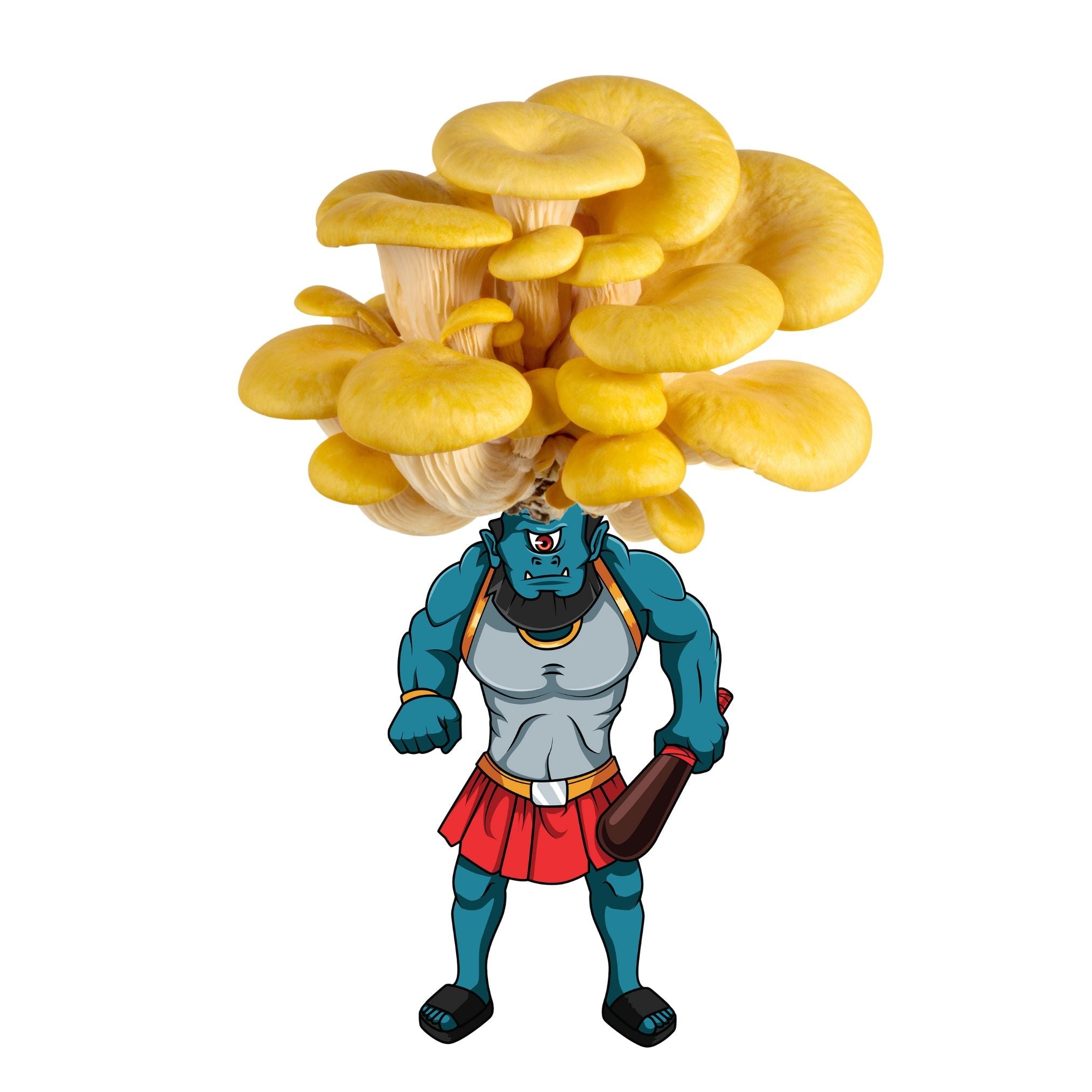 FungEye - Yellow Oyster Mushroom Grow Kit - 6.5 LBS