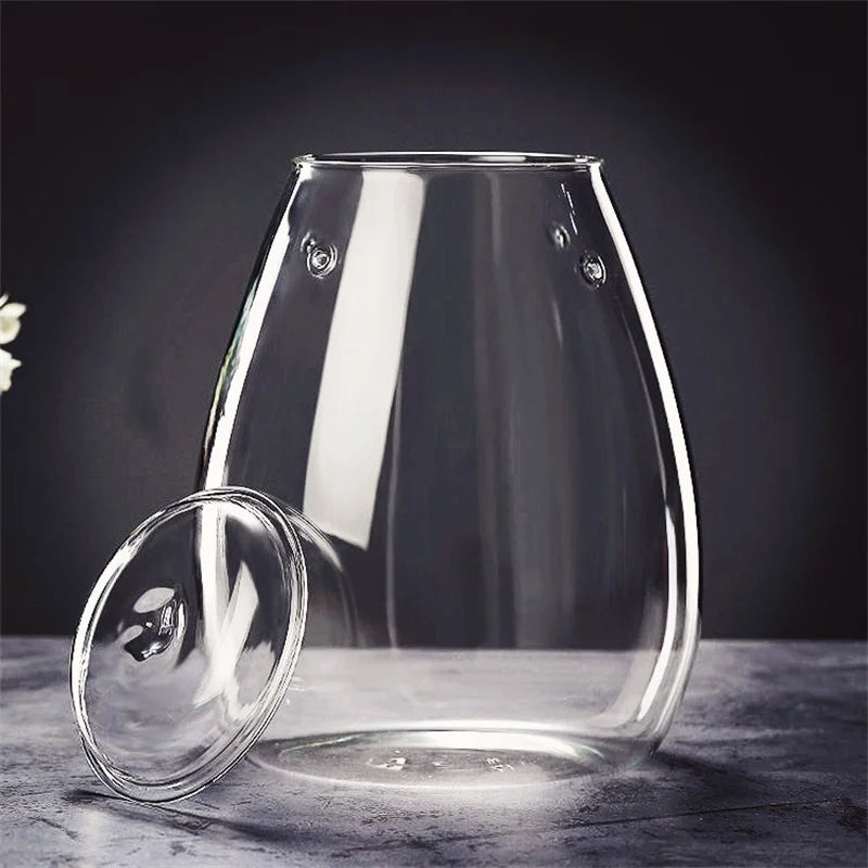 DecorBites™ Mini Glass Terrarium for Succulents and Moss