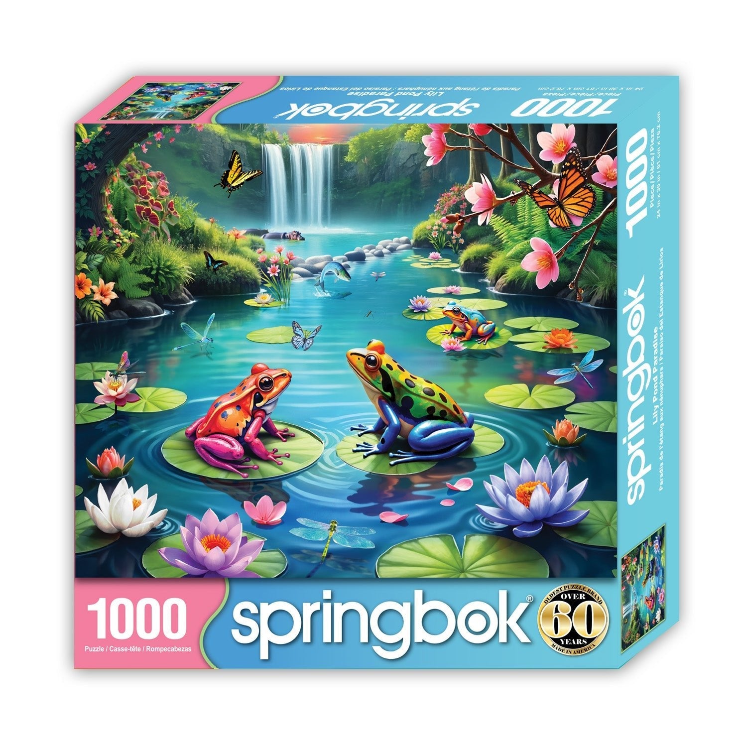 Lily Pond Paradise 1000 Piece Jigsaw Puzzle - Limited Release | Springbok Puzzles