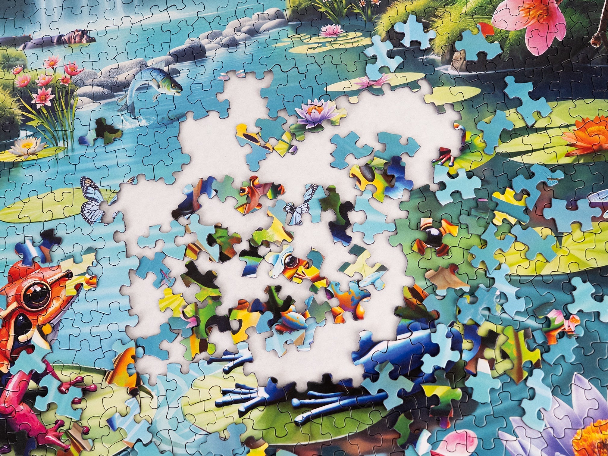 Lily Pond Paradise 1000 Piece Jigsaw Puzzle - Limited Release | Springbok Puzzles