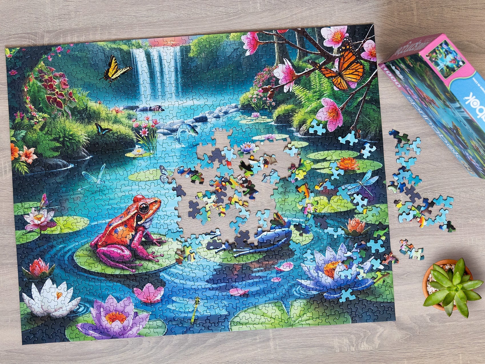 Lily Pond Paradise 1000 Piece Jigsaw Puzzle - Limited Release | Springbok Puzzles