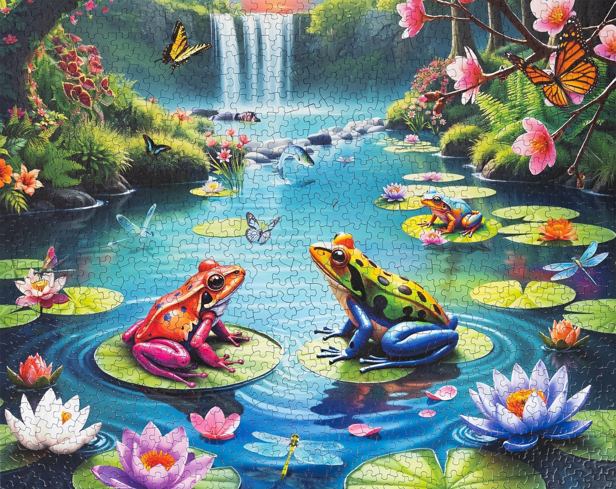 Lily Pond Paradise 1000 Piece Jigsaw Puzzle - Limited Release | Springbok Puzzles