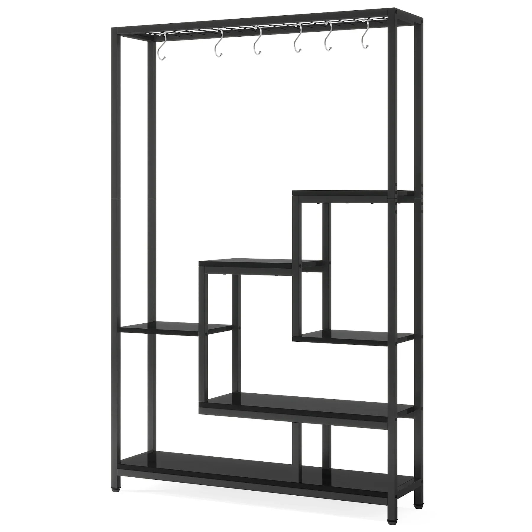 DecorBites™ Modern 5-Tier Tall Metal Plant Stand